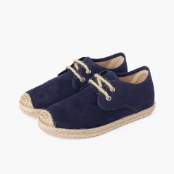 Blucher<Pisamonas Blucher Puntera Y Cordones Yute Efecto Suede
