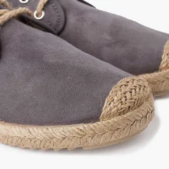 Blucher<Pisamonas Blucher Puntera Y Cordones Yute Efecto Suede