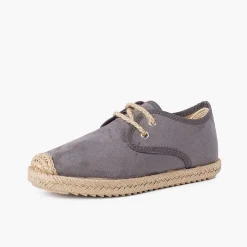 Blucher<Pisamonas Blucher Puntera Y Cordones Yute Efecto Suede
