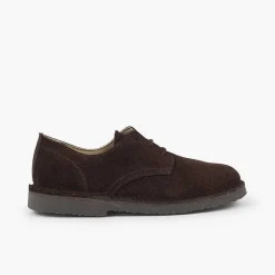 Zapatos Blucher<Pisamonas Blucher Serraje Liso Zapato De Vestir Niño