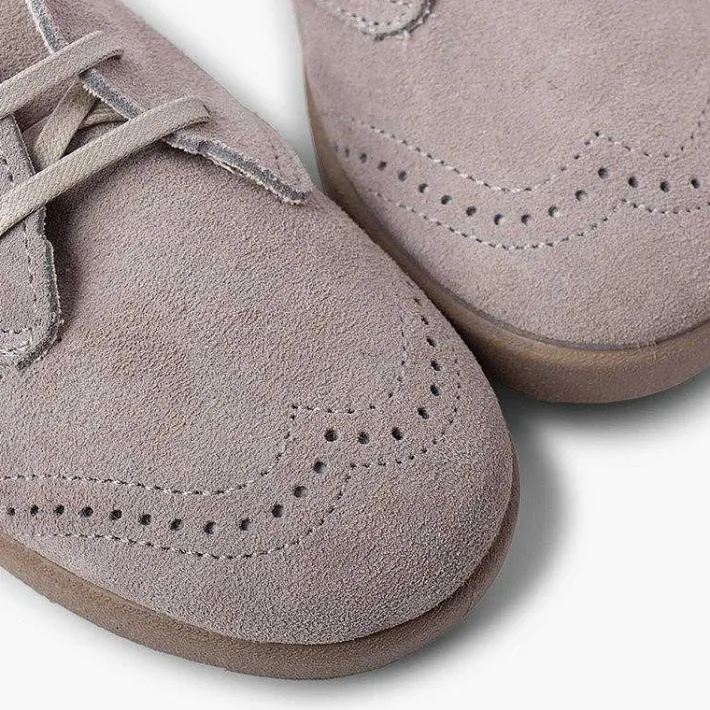 Zapatos Comunión<Pisamonas Blucher Serraje Picado Puntera
