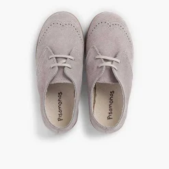 Zapatos Comunión<Pisamonas Blucher Serraje Picado Puntera