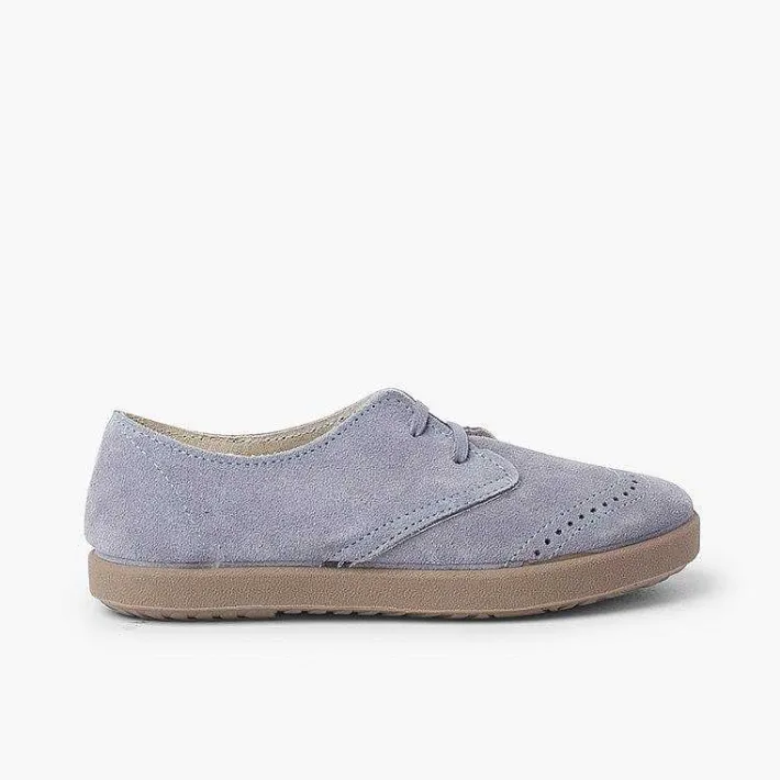 Zapatos Comunión<Pisamonas Blucher Serraje Picado Puntera