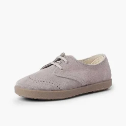 Zapatos Comunión<Pisamonas Blucher Serraje Picado Puntera