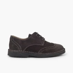 Zapatos Blucher<Pisamonas Blucher Serraje Picados Para Vestir Niño