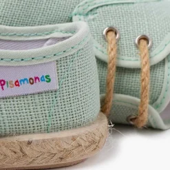 Zapatillas<Pisamonas Bluchers Lino Cordones Y Base Yute