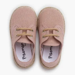 Zapatillas<Pisamonas Bluchers Lino Cordones Y Base Yute