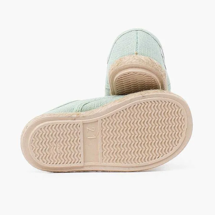 Zapatillas<Pisamonas Bluchers Lino Cordones Y Base Yute
