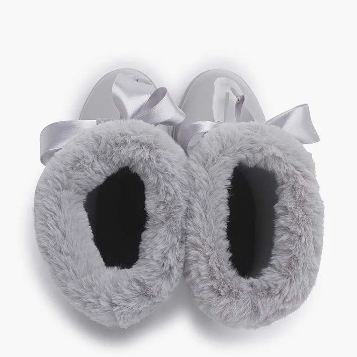 Botas De Agua<Pisamonas Bota Agua Niña Campera Cuello Pelo Suave Y Lazo
