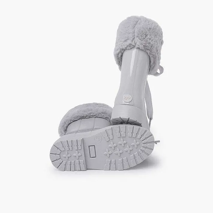 Botas De Agua<Pisamonas Bota Agua Niña Campera Cuello Pelo Suave Y Lazo
