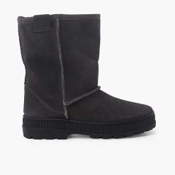 Botas<Pisamonas Bota Australiana Suela Ancha Y Borreguito