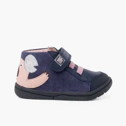 Botas<Pisamonas Bota Serraje Garvalin Dibujo Koala Color Azul Marino
