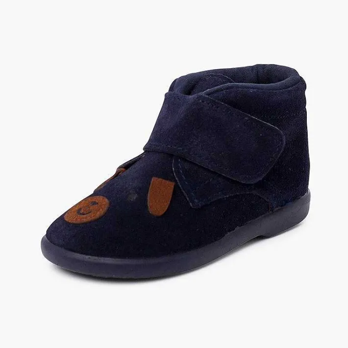 Botas<Pisamonas Bota Serraje Perrito Cierre Adherente