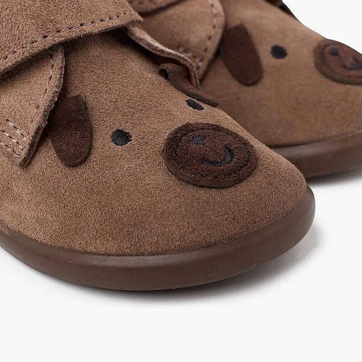 Botas<Pisamonas Bota Serraje Perrito Cierre Adherente