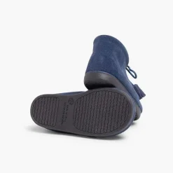 Botas<Pisamonas Bota Serraje Picado Y Borlas