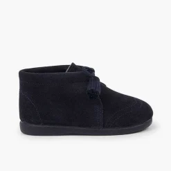Botas<Pisamonas Bota Serraje Picado Y Borlas