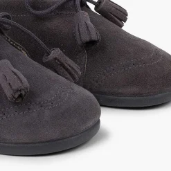 Botas<Pisamonas Bota Serraje Picado Y Borlas