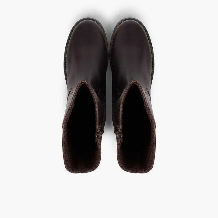 Botas<Pisamonas Botas Altas Piel Niña Y Mujer Cana Ancha