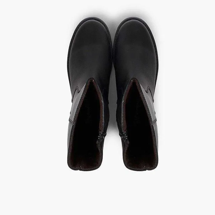 Botas<Pisamonas Botas Altas Piel Niña Y Mujer Cana Ancha