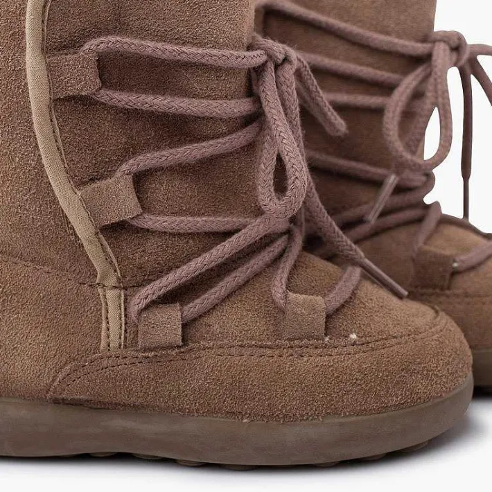 Botas<Pisamonas Botas Borrego Cana Cierre Adherente