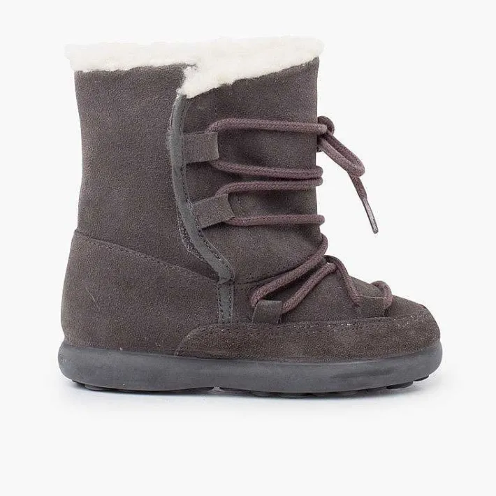 Botas<Pisamonas Botas Borrego Cana Cierre Adherente