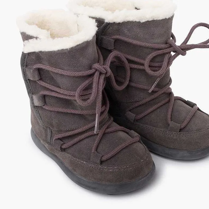 Botas<Pisamonas Botas Borrego Cana Cierre Adherente
