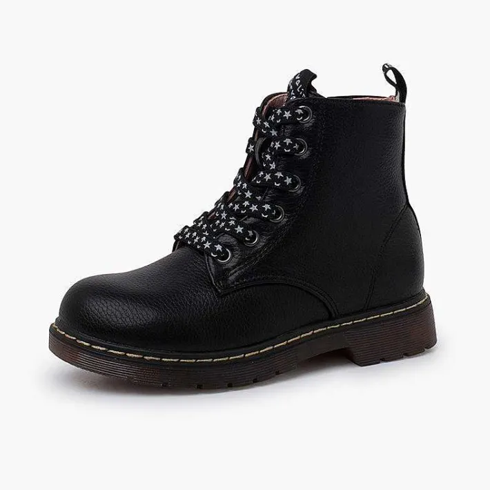 Botas<Pisamonas Botas Cordones Estrellitas Garvalin