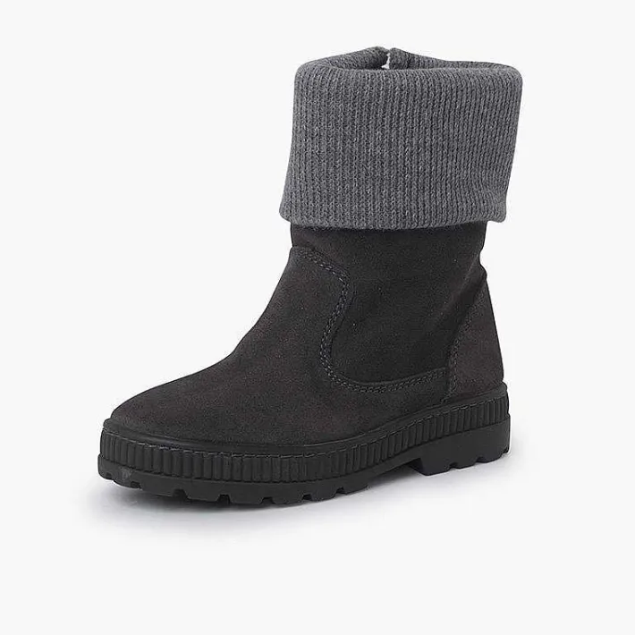 Botas<Pisamonas Botas Cuello Lana Niños Color Gris