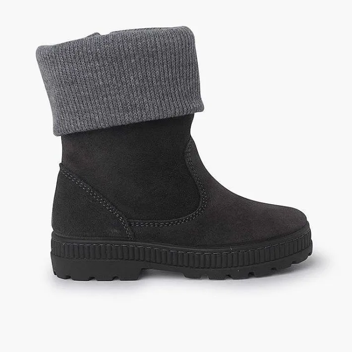 Botas<Pisamonas Botas Cuello Lana Niños Color Gris