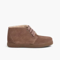 Botas<Pisamonas Botas De Pelo Interior Con Cordones