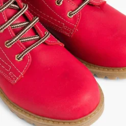 Botas<Pisamonas Botas Estilo Montana Niños Y Adultos Color Rojo