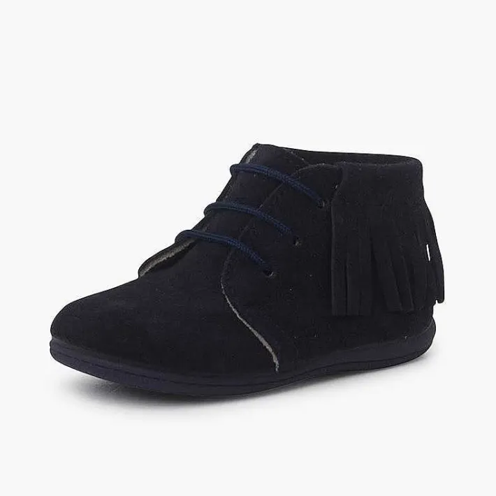 Botas<Pisamonas Botas Flecos Cordones Primeros Pasos