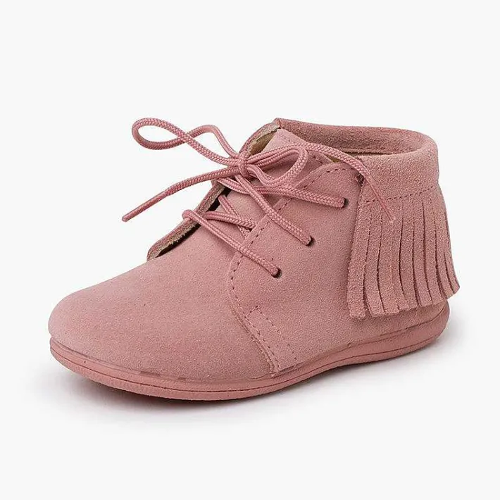 Botas<Pisamonas Botas Flecos Cordones Primeros Pasos