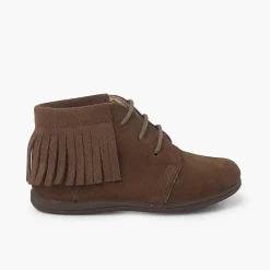 Botas<Pisamonas Botas Flecos Cordones Primeros Pasos