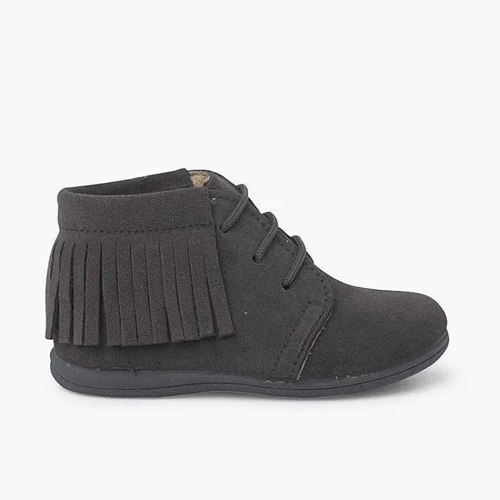 Botas<Pisamonas Botas Flecos Cordones Primeros Pasos
