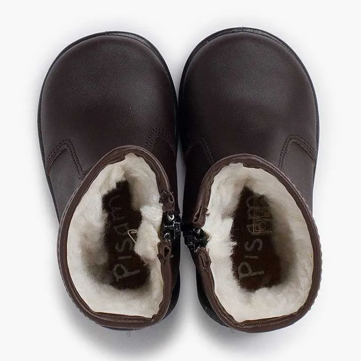 Botas<Pisamonas Botas Lisas Piel Lavable Niños