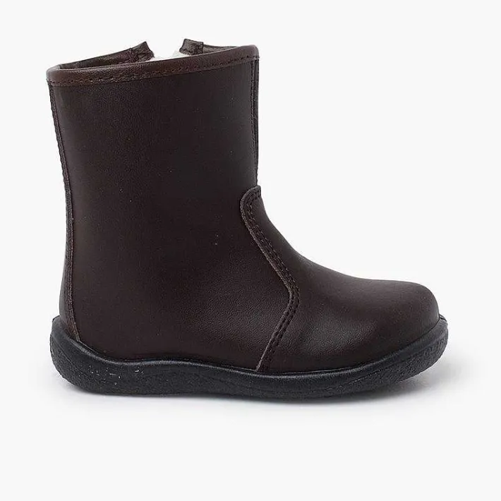 Botas<Pisamonas Botas Lisas Piel Lavable Niños