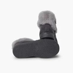 Botas<Pisamonas Botas Niña Cuello Vuelto Pelo Con Cremallera