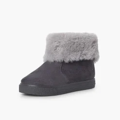 Botas<Pisamonas Botas Niña Cuello Vuelto Pelo Con Cremallera