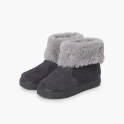 Botas<Pisamonas Botas Niña Cuello Vuelto Pelo Con Cremallera