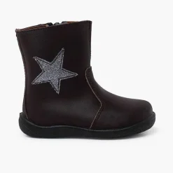 Botas<Pisamonas Botas Niña Estrella Piel Lavable