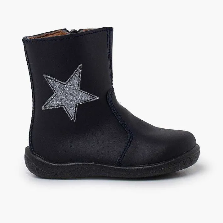 Botas<Pisamonas Botas Niña Estrella Piel Lavable