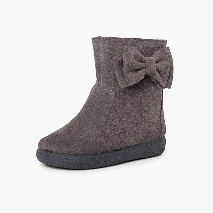 Botas<Pisamonas Botas Niña Serraje Lazo Lateral Grande