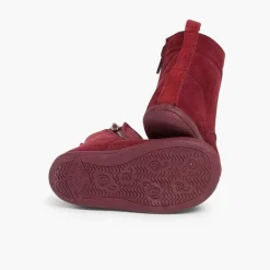 Botas<Pisamonas Botas Pascualas Con Cremallera Y Lazo Raso