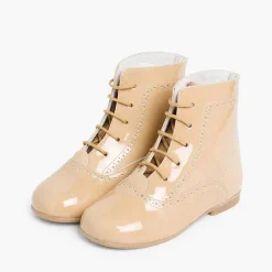 Botas<Pisamonas Botas Pascualas Para Niñas Charol