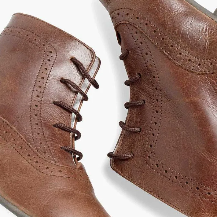 Botas<Pisamonas Botas Pascualas Para Niñas Piel