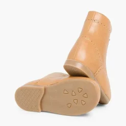 Botas<Pisamonas Botas Pascualas Para Niñas Piel