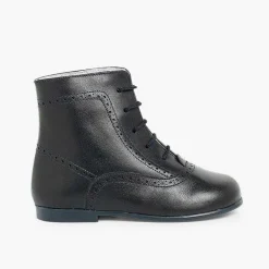 Botas<Pisamonas Botas Pascualas Para Niñas Piel