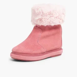 Botas<Pisamonas Botas Pelo Media Cana Con Cremallera