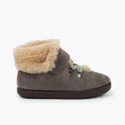 Botas<Pisamonas Botas Pelo Niños Cinta Adhesiva Suela Dentada